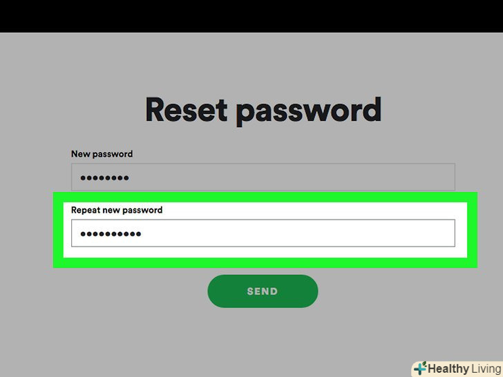 New password. Пароль для спотифай. Repeat password. Repeat your password. Как поменять пароль в Spotify.