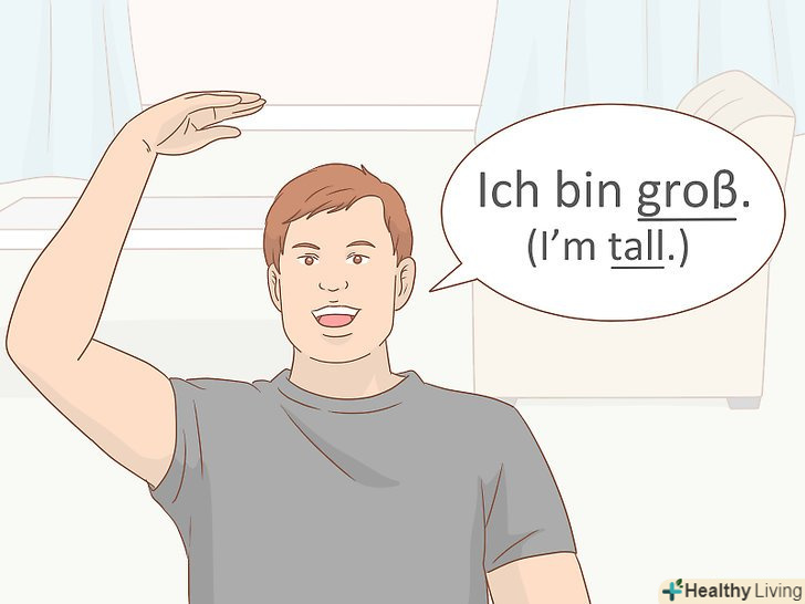 how to talk about yourself in german